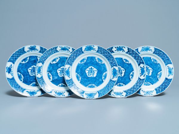 Kangxi-porselein: blauwwit